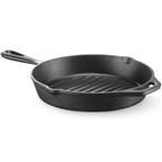 Grillpan | Gietijzer | Div. Warmtebronnen | 398x265x48(h)mm, Verzenden, Nieuw in verpakking