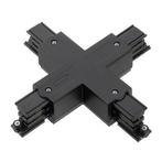 Global 3-Fase-Rail Kruis-verbinder zwart, Verzenden, Nieuw