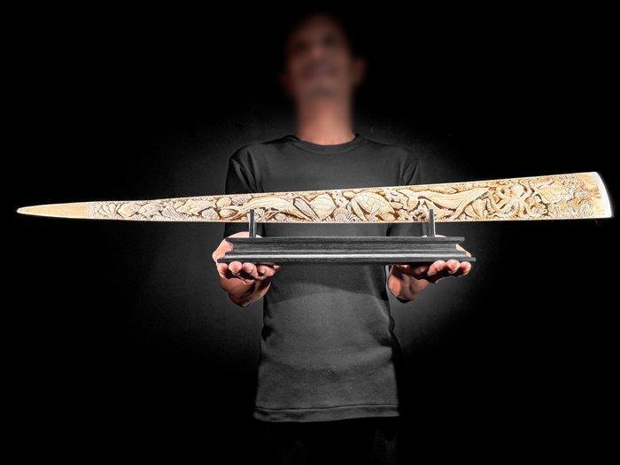 Geen reserveprijs - Gepatineerde en fijn gesneden, Antiek en Kunst, Kunst | Designobjecten