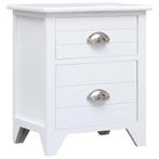 Paulowniahout Nachtkastje 2 Lades | Tweedekansje | Prakti..., Minder dan 45 cm, Nieuw, Ophalen of Verzenden, Minder dan 55 cm