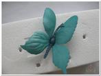 Vlinders van foam Aqua 6 cm. Doos 36 stuks Vlinders voor, Nieuw, Ophalen of Verzenden