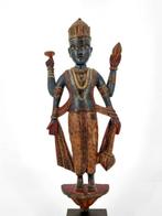 sculptuur, Vishnu - 19th c. - 26 cm - Hout