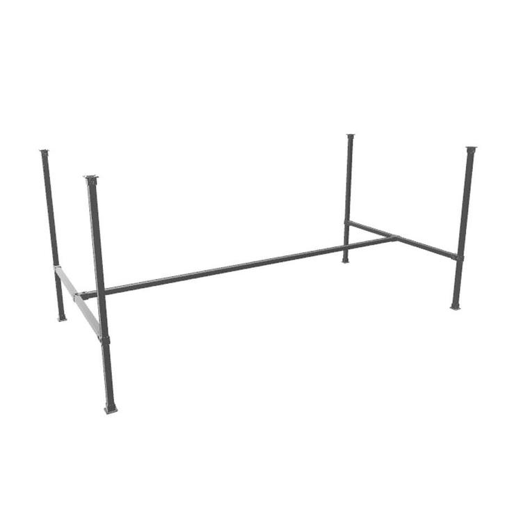 Steigerbuis Tafel Vienna | Vierkant Zwart 25x25 MM | Voet |, Huis en Inrichting, Tafels | Eettafels, Ophalen of Verzenden