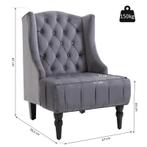 TRUUSK Enkele Fauteuil Vleugelfauteuil Relaxfauteuil Met Get, Huis en Inrichting, Fauteuils, Verzenden, Nieuw