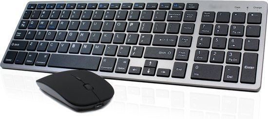 Toetsenbord en Muis Draadloos - Bluetooth Keyboard - Stille, Computers en Software, Toetsenborden, Verzenden