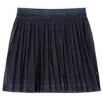 vidaXL Kinderrokje met glitters 128 marineblauw, Verzenden, Nieuw