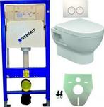 Geberit UP 100 +Mercurius wc+zitt.+Delta 21 wit, Doe-het-zelf en Verbouw, Sanitair, Ophalen of Verzenden, Nieuw