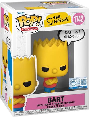 Funko Pop! - The Simpsons Bart (Eat my shorts!) #1742 | beschikbaar voor biedingen