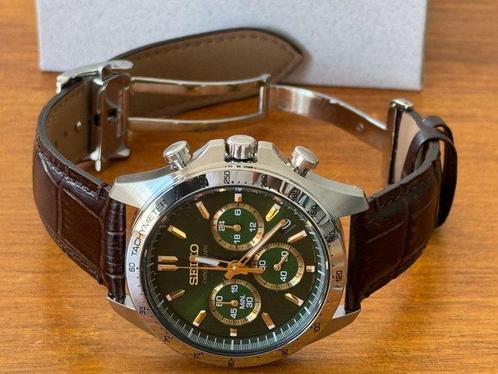 Seiko - Chronograph Green Dial 8T63-00D0 - Zonder, Sieraden, Tassen en Uiterlijk, Horloges | Antiek