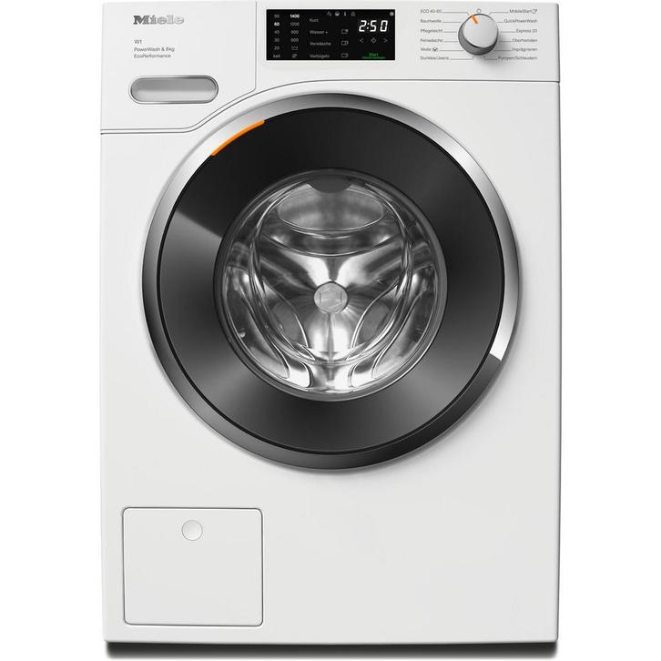 Miele Wwe460wpsdlw Koolborstelloze Wasmachine  - Power Wash, Witgoed en Apparatuur, Wasmachines, Nieuw, Voorlader, 85 tot 90 cm