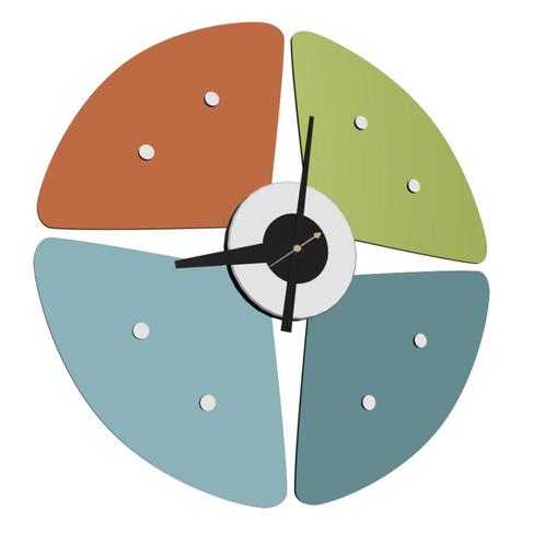 Petal Clock Classic Wandklok, Huis en Inrichting, Woonaccessoires | Klokken, Verzenden