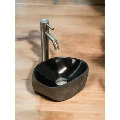 Waskom Casajoy Kenzo 30cm Riviersteen, Doe-het-zelf en Verbouw, Sanitair, Ophalen of Verzenden