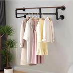 Wandkapstok met Plank en 3 Haken – Industrieel Rek met Roede, Verzenden, Nieuw