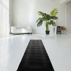 Zwart modern - Loper - 280 cm - 80 cm - ongebruikte staat, Huis en Inrichting, Nieuw