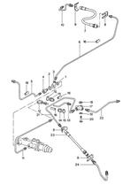 Remleiding voor de remklauw, ACHTER. Porsche 911 1969-1983, Verzenden, Nieuw