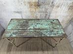 Tafel - Hout, Metaal - Vintage markttafel, Antiek en Kunst