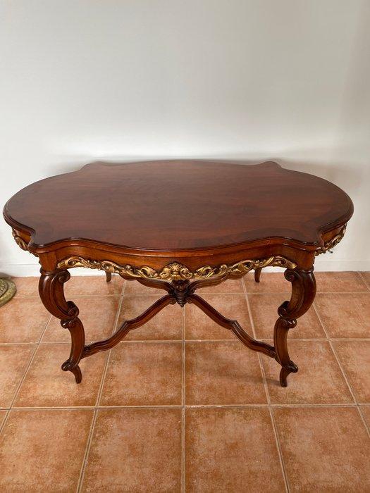 Salontafel - Violon salontafel - Mahonie, Walnoot, Antiek en Kunst, Antiek | Overige Antiek