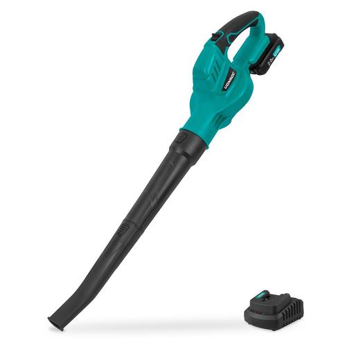 Accu bladblazer 20V | Incl. 2.0Ah accu en snellader, Tuin en Terras, Bladblazers, Nieuw, Verzenden