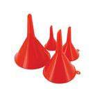 Silverline Trechterset - 4 maten - plastic - met ophangga..., Auto diversen, Autogereedschap, Ophalen of Verzenden, Nieuw