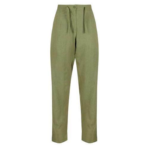 -68% Regatta  Regatta Dames maida linnen broek  maat 36, Kleding | Dames, Broeken en Pantalons, Groen, Nieuw, Verzenden