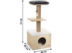 Designed by Lotte Kamina - Krabpaal - 3 ligplekken - Beige, Dieren en Toebehoren, Verzenden, Nieuw