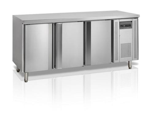 RVS Koelwerkbank | Zonder achterwand | 3-deurs | 180 x 70..., Zakelijke goederen, Horeca | Keukenapparatuur, Verzenden