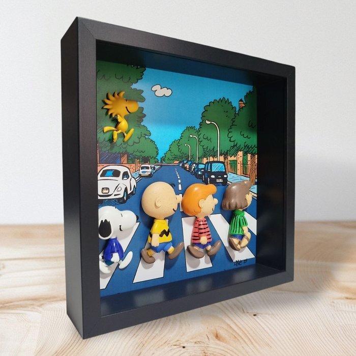 Love Proyect (XXI) - Snoopy Abbey Road black NO Reserve, Antiek en Kunst, Kunst | Designobjecten