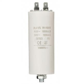 Condensator - Aanloop - 20.0 F (Max. 450V, Aarde), Doe-het-zelf en Verbouw, Elektra en Kabels, Nieuw, Verzenden