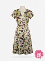 Mandarin & Mint overslagjurk bloemenprint maat 36, Beige, Zo goed als nieuw, Mandarin & Mint Woman, Maat 36 (S)