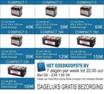 Vrijdagavond accu autoaccu  kopen in Soest tot 22 uur, Ophalen, Nieuw, Maserati
