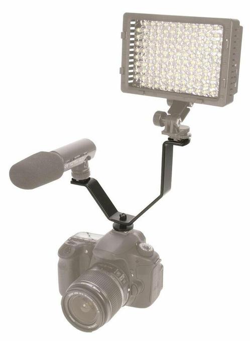 Dörr Video Accessoirehouder / Twin Holder voor Microfoon en, Audio, Tv en Foto, Fotografie | Professionele apparatuur, Nieuw, Verzenden
