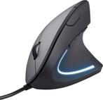 Ergonomische Muis - Bedraad - Zwart Trust Verto, Computers en Software, Toetsenborden, Verzenden, Nieuw