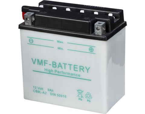 VMF Powersport accu | YB9L-A2 | 12V 9Ah, Auto-onderdelen, Accu's en Toebehoren, Ophalen of Verzenden