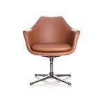 Loungestoel | Kunstleder | Bruin | Artemia, Verzenden, Nieuw