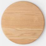 HOCHO Snijplank Kubo - Eikenhout - Ø 220x15mm - Tijdloos..., Huis en Inrichting, Keuken | Keukenbenodigdheden, Ophalen of Verzenden