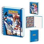 Notitieboek Sonic the Hedgehog 3D Front - A5 Gelinieerd Ring, Diversen, Schrijfwaren, Ophalen of Verzenden, Nieuw