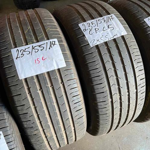 2 x Continental PremiumContact 5 235-55-17 99VZomerbanden..., Auto-onderdelen, Banden en Velgen, 17 inch, Zomerbanden, 235 mm
