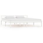 vidaXL Bedframe massief grenenhout wit 180x200 cm, Eenpersoons, Verzenden, Wit, Nieuw