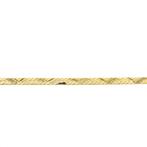 Gouden Midas schakelketting met print, Ophalen of Verzenden, Gebruikt, Overige kleuren, Goud