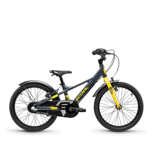 Scool | Xxlite Evo 18 Inch | 3 Speed Vrijloop Naaf, Donkergr, Fietsen en Brommers, Fietsen | Kinderfietsjes, Nieuw, Verzenden