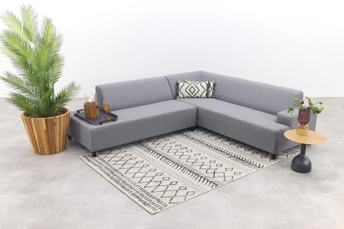 Malaga hoekbank loungeset chaise longue - taupe, Tuin en Terras, Tuinsets en Loungesets, Loungeset, Nieuw, Overige materialen