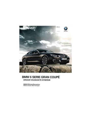 2012 BMW 6 SERIE GRAN COUPÉ BROCHURE NEDERLANDS beschikbaar voor biedingen