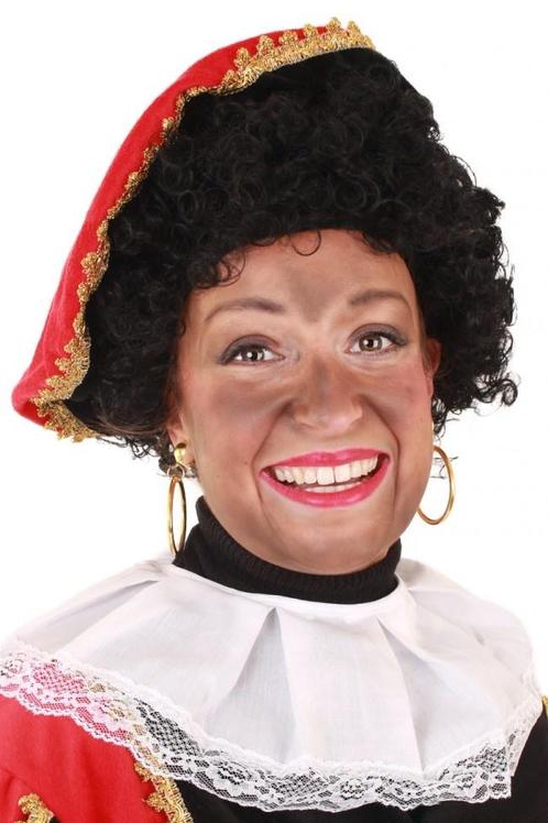 Pietenpruik Krul Lucía Zwart Verstelbaar, Kleding | Dames, Carnavalskleding en Feestkleding, Nieuw, Ophalen of Verzenden