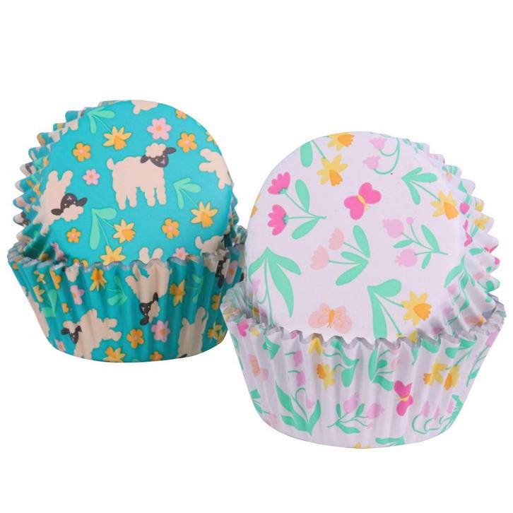 PME Cupcake Vormpjes Lenteweide Ø52mm 60st., Hobby en Vrije tijd, Taarten en Cupcakes maken, Nieuw, Verzenden