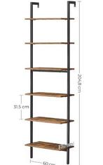 Ladder boekenplank 6 niveaus – Multifunctionele opberger, Verzenden, Nieuw
