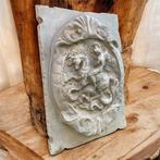 sculptuur, San Giorgio uccide il drago - 37 cm - Marmer,, Antiek en Kunst