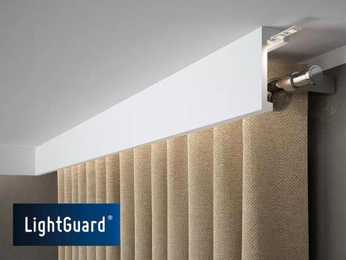 Gordijnkoof LED QL026 (100 x 41 mm), HDPS, lengte 2 m, Huis en Inrichting, Stoffering | Behang, Ophalen of Verzenden