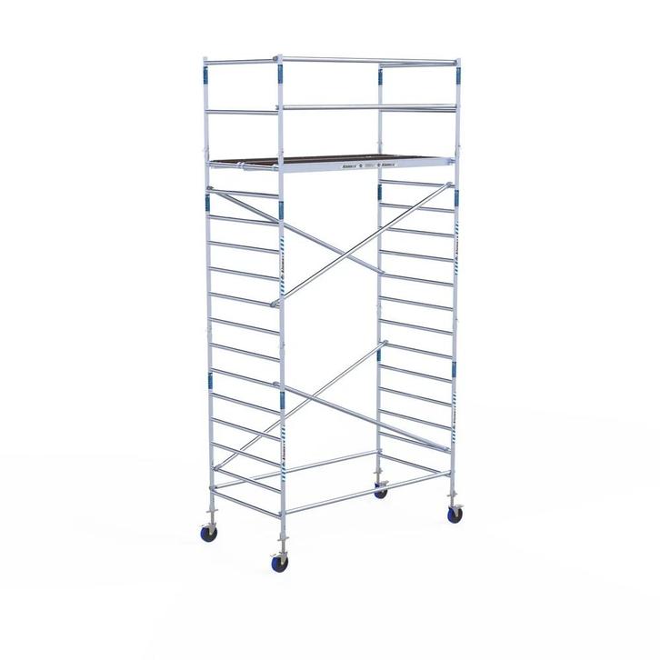 ALX rolsteiger Budget 135 x 250 x 6,2m werkhoogte, Doe-het-zelf en Verbouw, Steigers, Rolsteiger of Kamersteiger, Nieuw, 5 meter of hoger