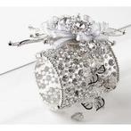 Corsage Polscorsage Stylin zilver 8cm breed Polscorsage, Ophalen of Verzenden, Nieuw