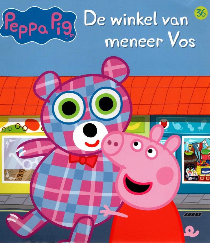 Boek Peppa Pig 36 - De winkel van meneer Vos, Boeken, Overige Boeken, Zo goed als nieuw, Verzenden